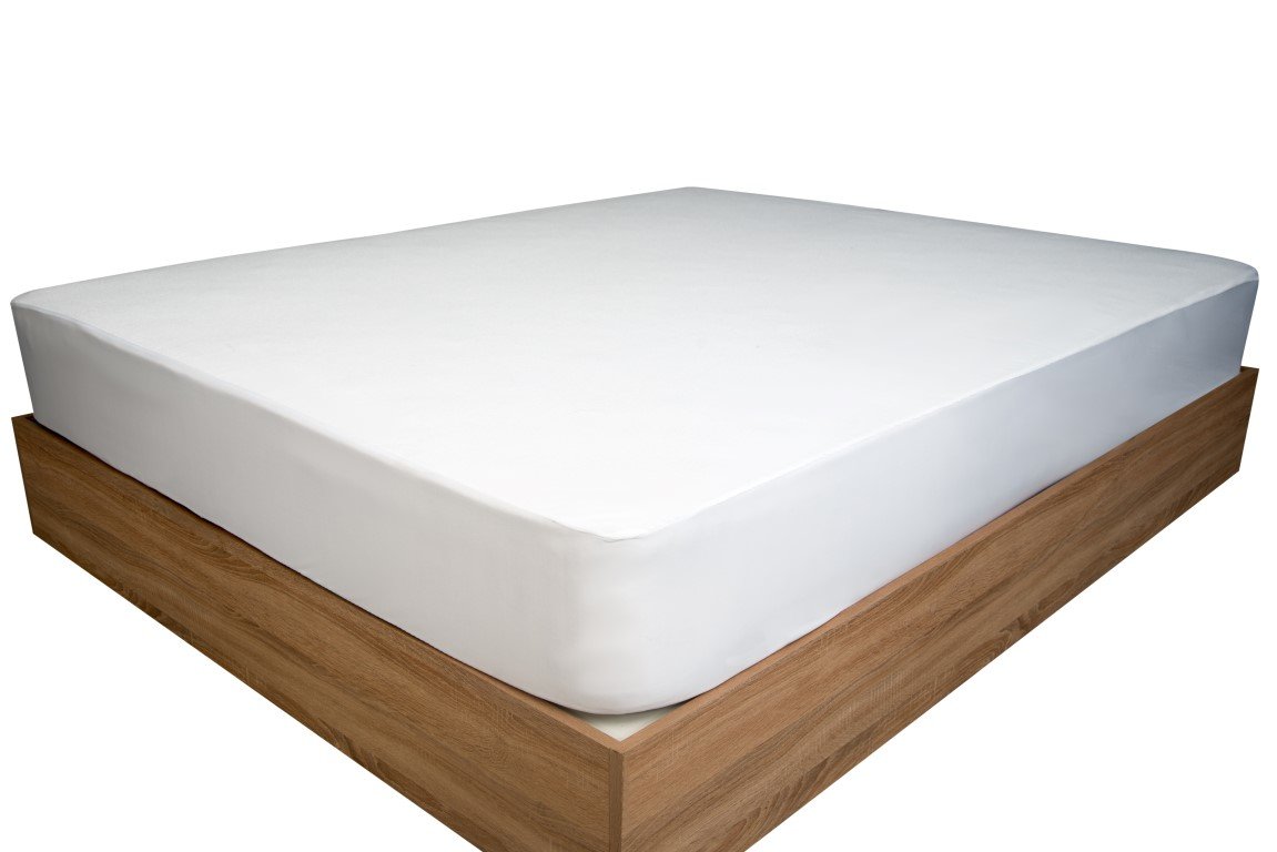 Yatak-Alezi-Havlu-Sivi-Gecirmez-Fitted-Arka-Otello Çarşaf, 84 Tel Düz Saten Tek Kişilik (160x240cm) - Görsel 1