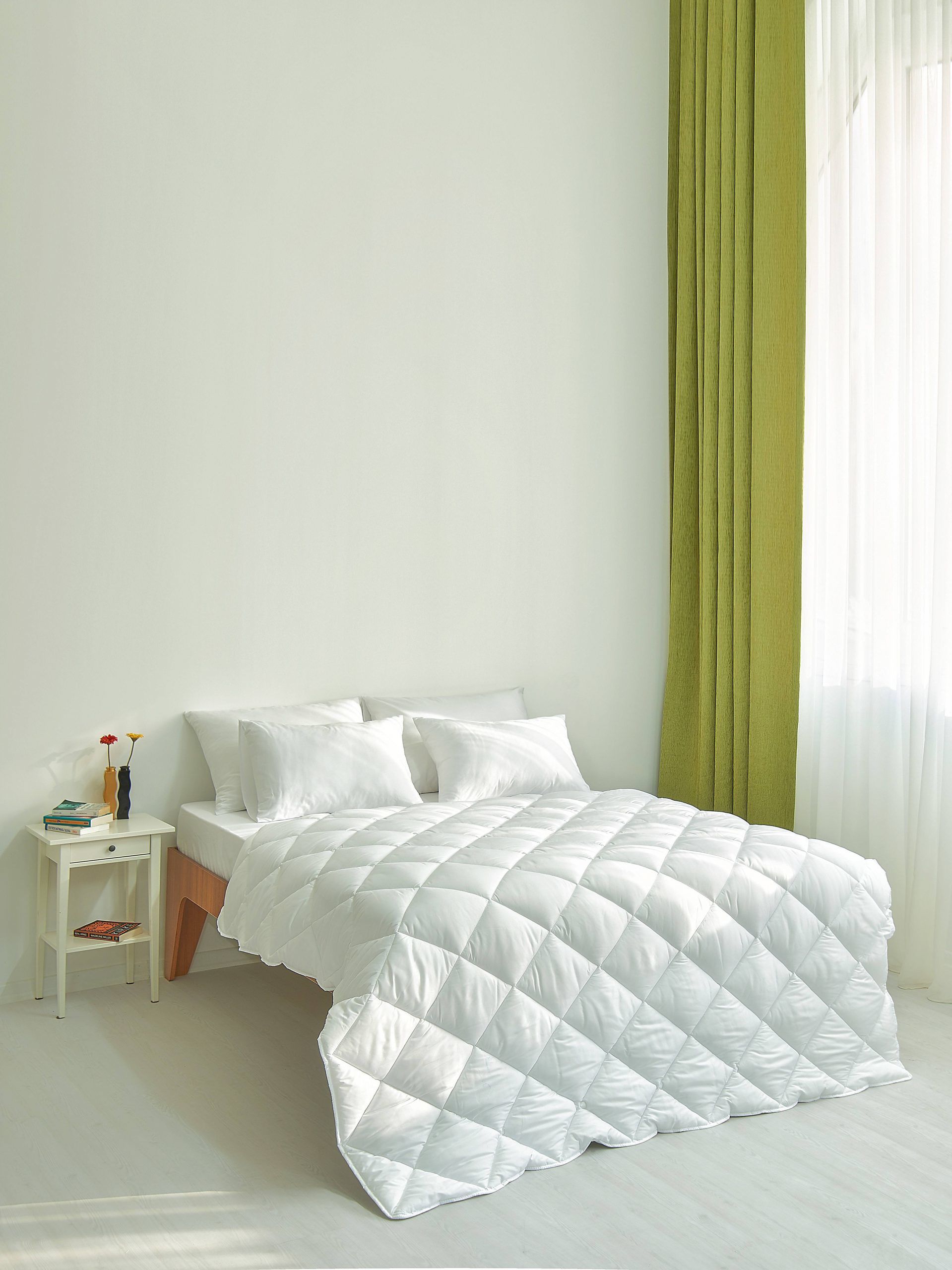 NAK_1122 Yorgan Seti, Çift Kişilik 3 Parça Baklava Desen - Görsel 1