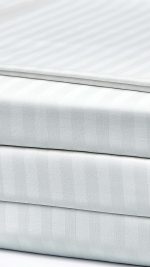 Lastikli Çarşaf, Çizgili Saten %100 Pamuk 84 Tel Fitted - Tüm Ebatlar - Görsel 6