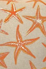 Süs Yastığı, Deniz Yıldızı Kahverengi - 45x45cm - Görsel 2