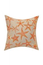 Süs Yastığı, Deniz Yıldızı Kahverengi - 45x45cm