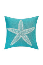 Süs Yastığı, Star Turkuaz - 45x45cm