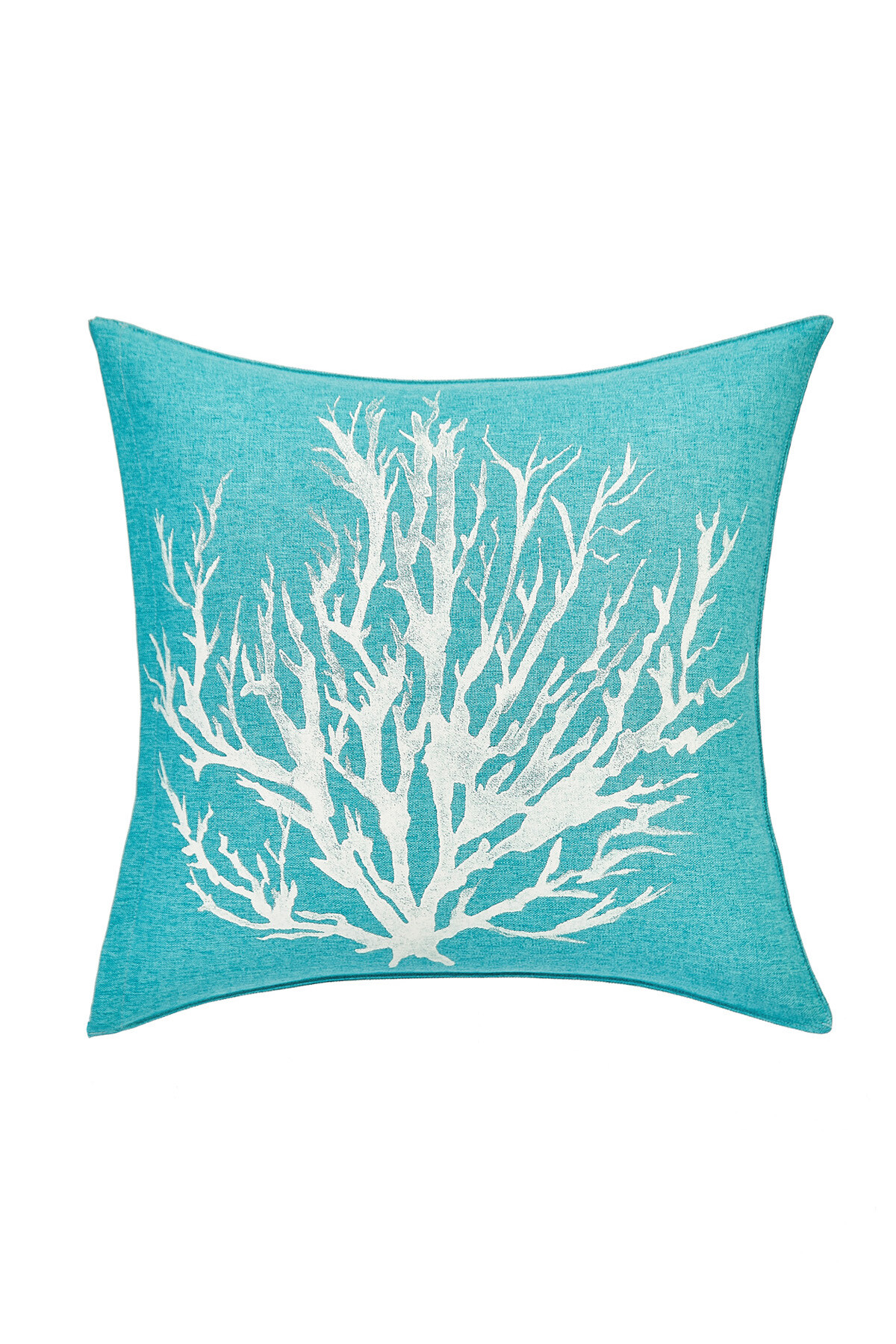 krm2 Süs Yastığı, Mercan Turkuaz - 45x45cm - Görsel 1