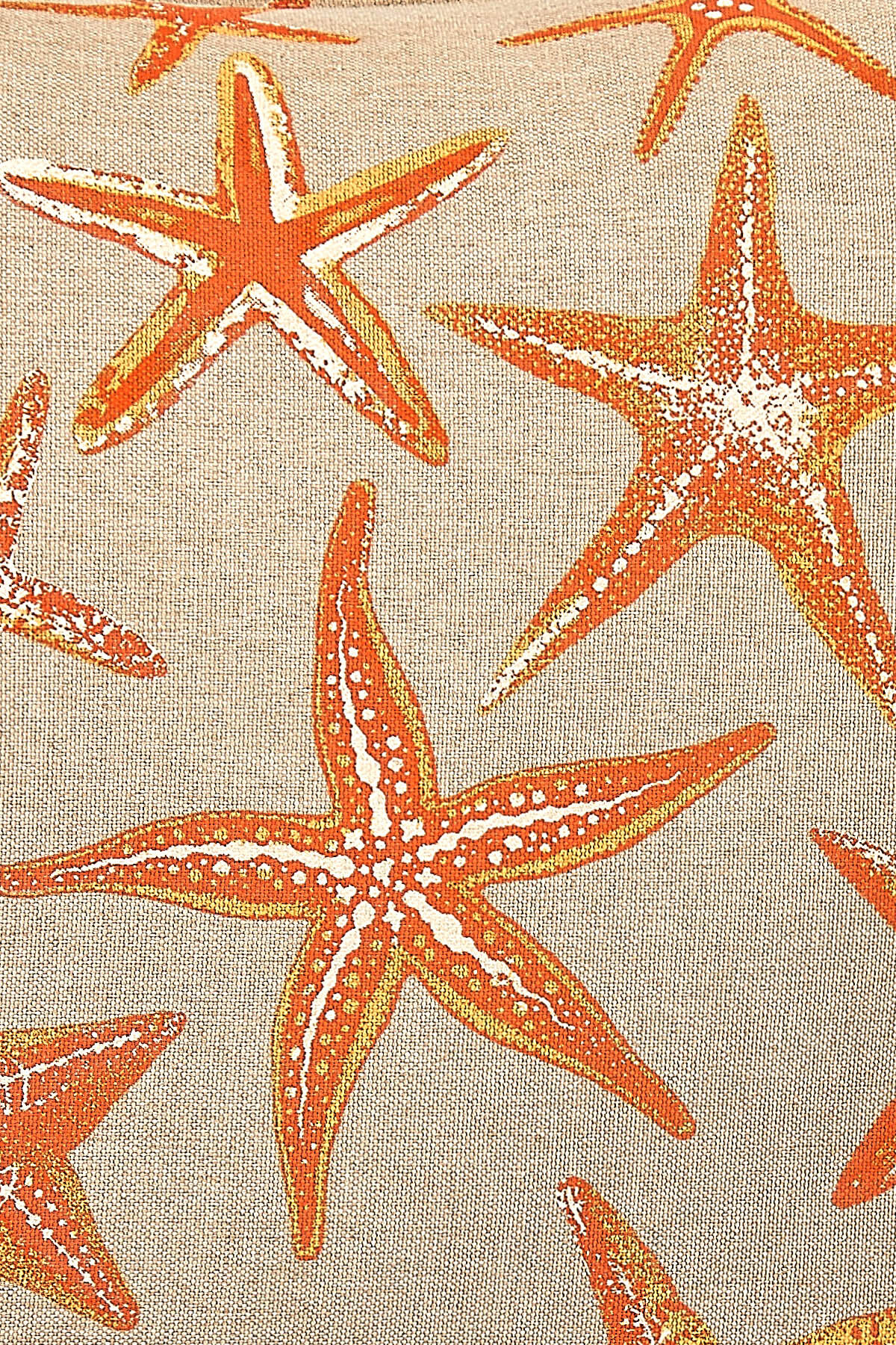 Süs Yastığı, Deniz Yıldızı Kahverengi - 45x45cm - Görsel 2