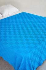 Pike , Tarla Desen Mavi - TÜM EBATLAR - Görsel 3