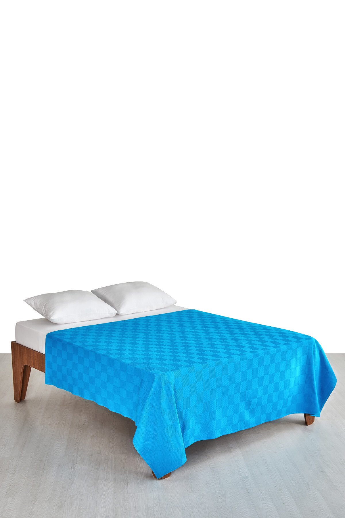 Pike , Tarla Desen Mavi - TÜM EBATLAR - Görsel 4