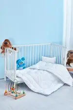 Bebek Yorganı, Microjel Pamuk Kılıf - 100*150cm - Görsel 2