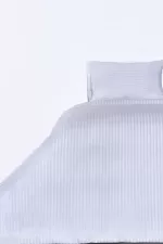 Nevresim Takımı, Çizgili Saten - PolyPoplin - Görsel 2