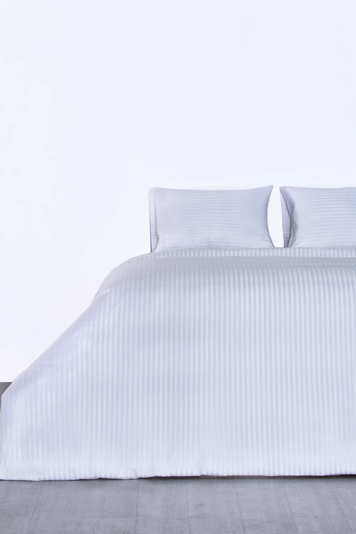 Nevresim Takımı, Çizgili Saten - PolyPoplin - Görsel 1