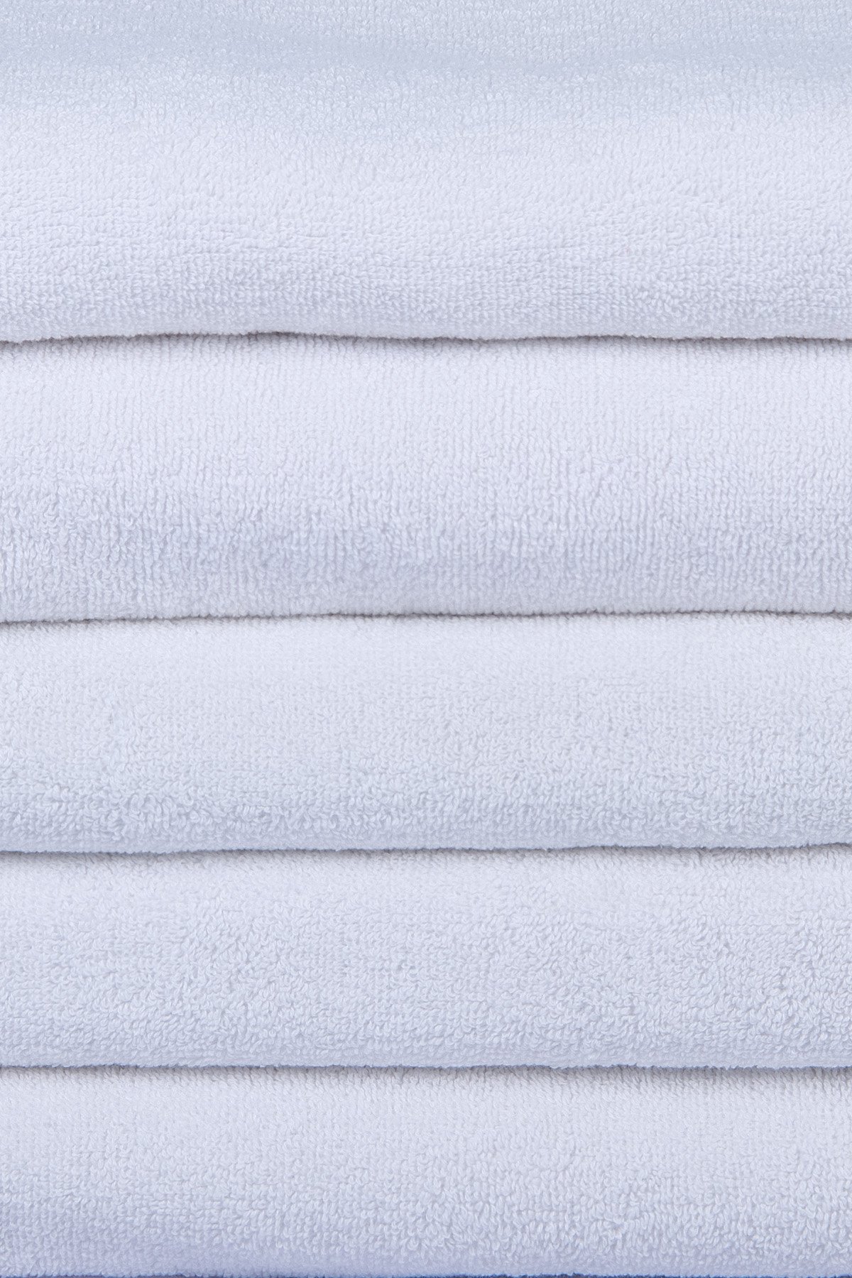 El Yüz Havlusu, Otel Tipi - Beyaz - (50x90cm) - Görsel 2