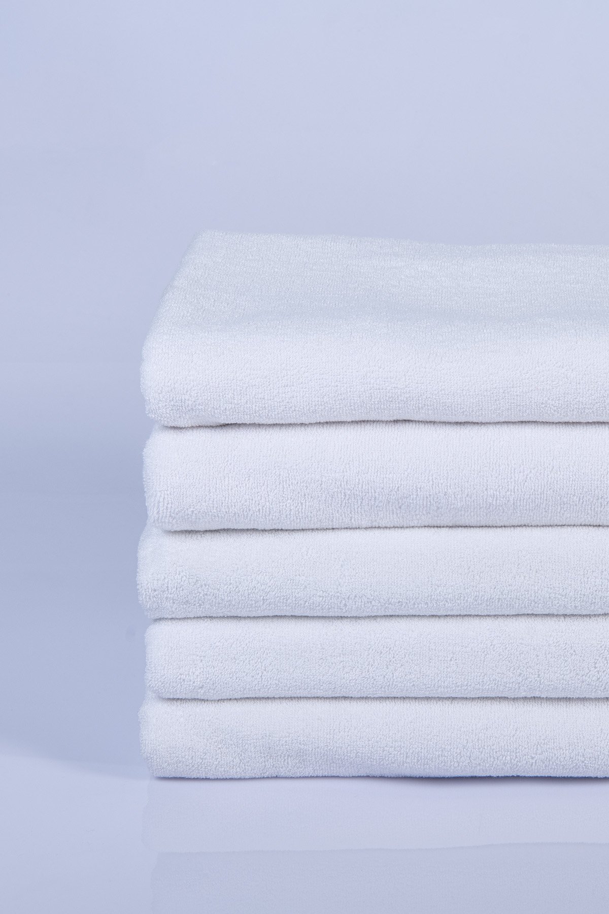 El Yüz Havlusu, Otel Tipi - Beyaz - (50x90cm) - Görsel 1
