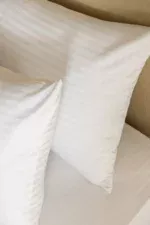 Yastık Kılıfı, 84 Tel Çizgili Saten - Tüm Ebatlar