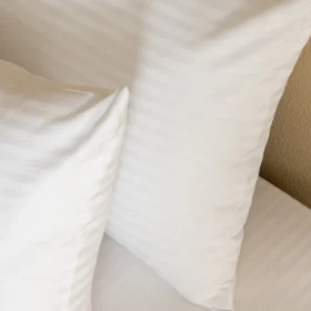 Yastık Kılıfı, 84 Tel Çizgili Saten - Tüm Ebatlar