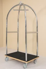 Valiz Taşıma Arabası - Gümüş Rengi - Görsel 5