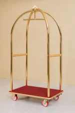 Valiz Taşıma Arabası - Pirinç Rengi - Görsel 3