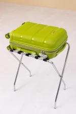 Bavul Sehpası - Gümüş Rengi