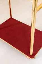 Valiz Taşıma Arabası - Pirinç Rengi - Görsel 5