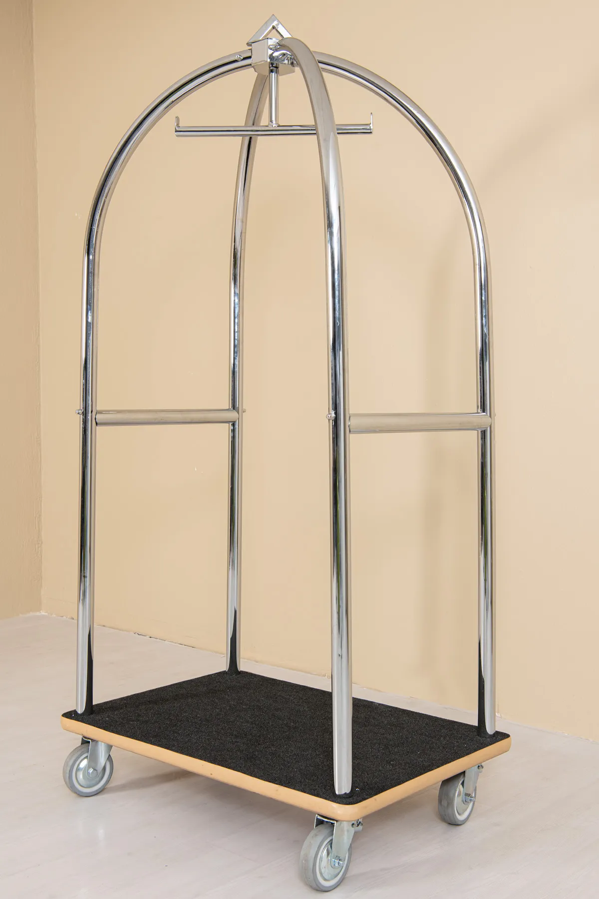 Valiz Taşıma Arabası - Gümüş Rengi - Görsel 5