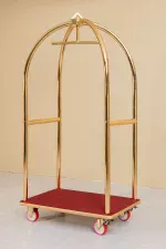 Valiz Taşıma Arabası - Pirinç Rengi - Görsel 3