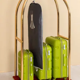 Valiz Taşıma Arabası - Pirinç Rengi