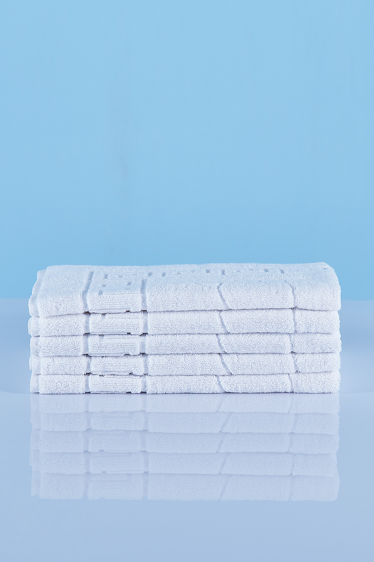 Ayak Havlusu, Otel Tipi – Beyaz – (50x70cm) - Görsel 3