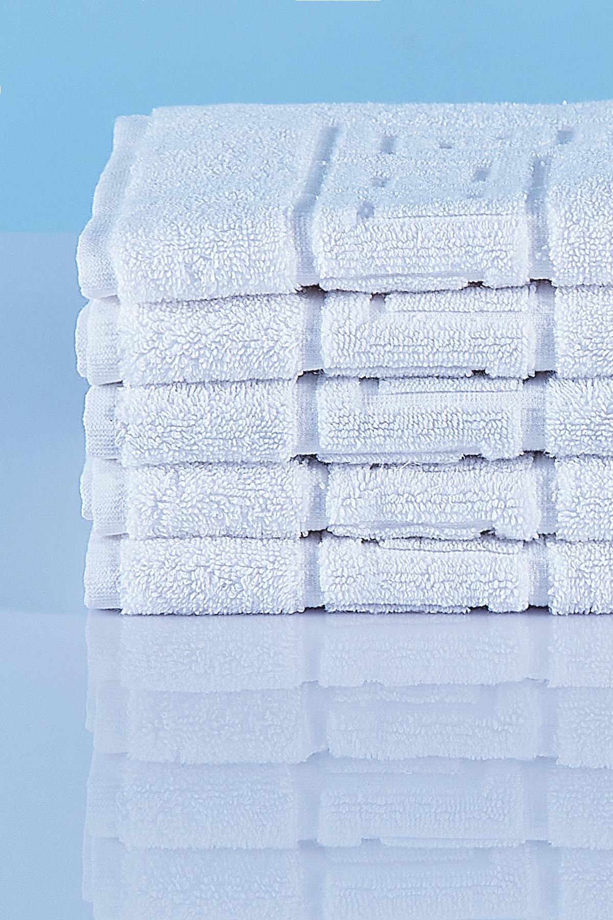 Ayak Havlusu, Otel Tipi – Beyaz – (50x70cm) - Görsel 4