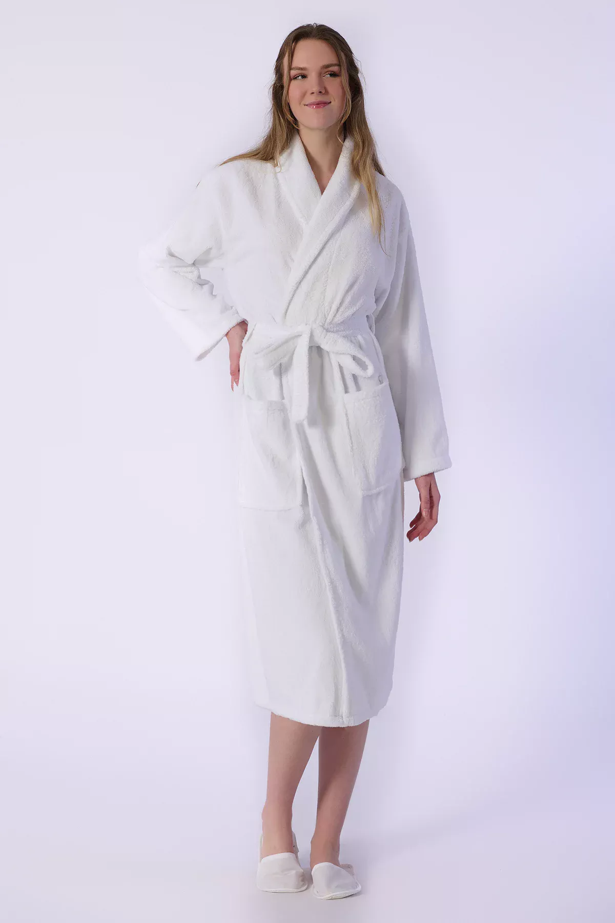 Bornoz, Bukle - %100 Pamuk - Görsel 5