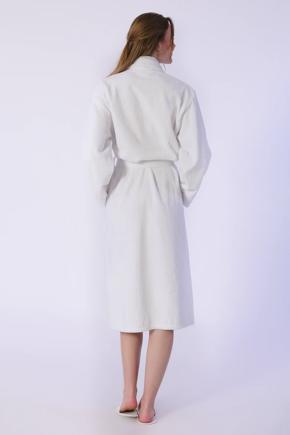 Bornoz, Kadife - %100 Pamuk - Görsel 7