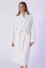 Bornoz, Kadife - %100 Pamuk - Görsel 2