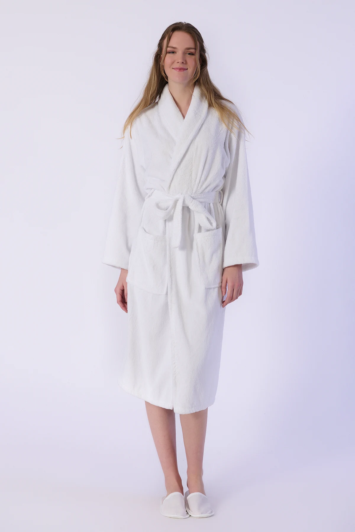 Bornoz, Kadife - %100 Pamuk - Görsel 9