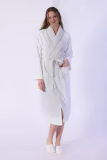 Bornoz, Kadife - %100 Pamuk - Görsel 8