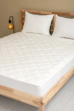 Yatak Alezi, (%100 Yün ) Kapitone Fitted- Tüm Ebatlar