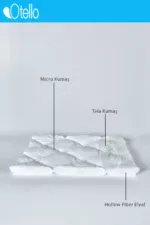 Yorgan, Microfiber - Tüm Ebatlar Dolgun Kare - Görsel 5