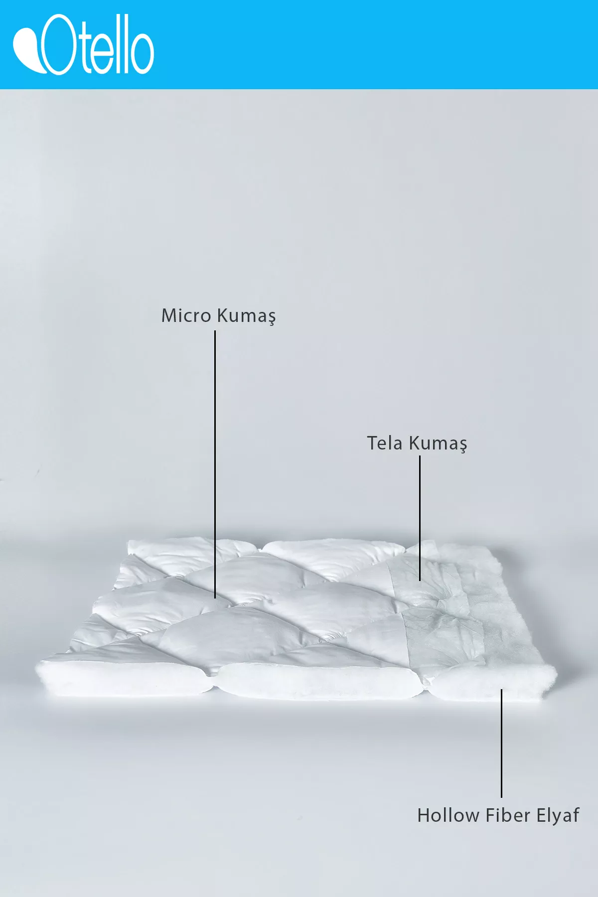 Yorgan, Microfiber - Tüm Ebatlar Dolgun Kare - Görsel 5