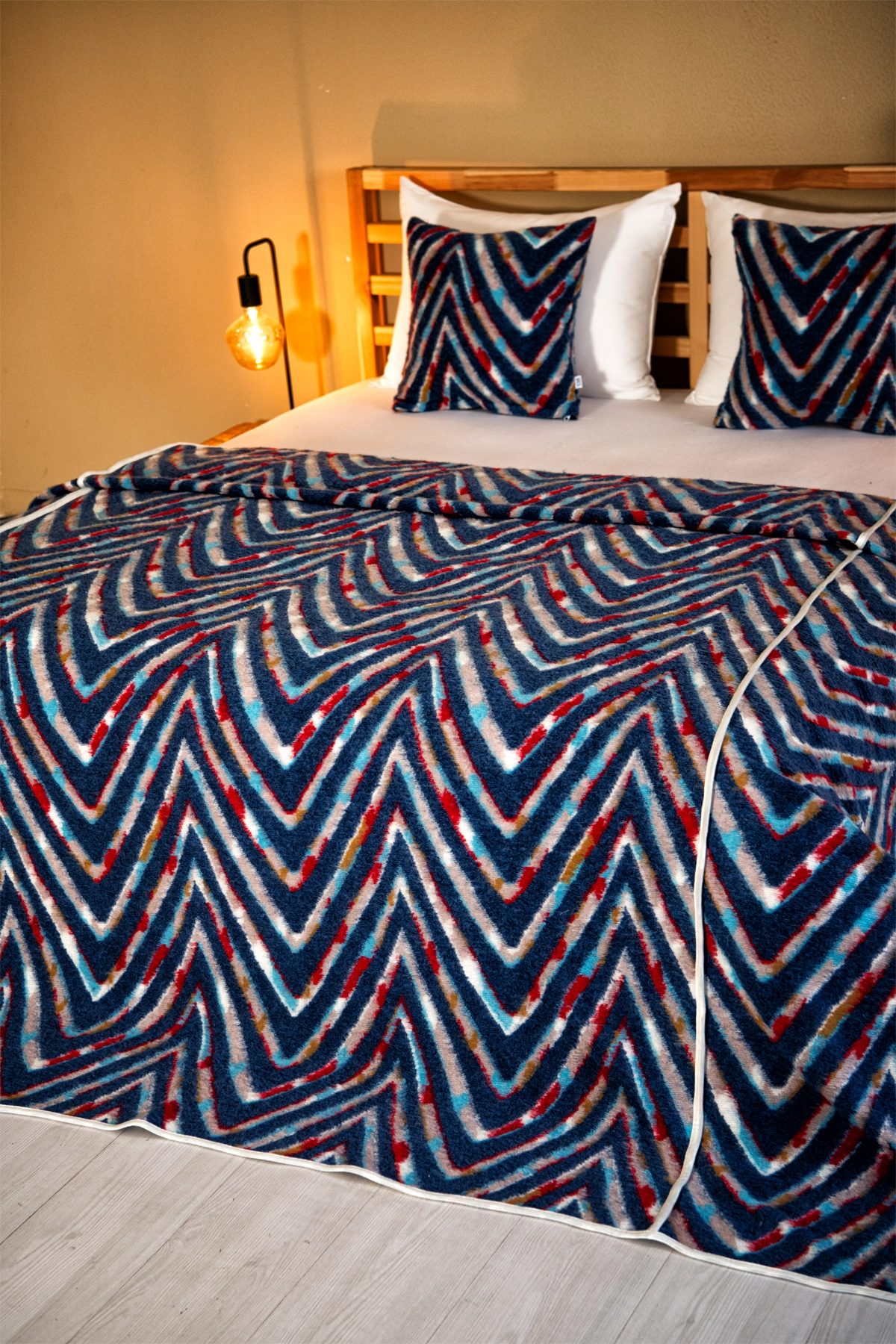 Yün Dekoratif Yatak Takımı - Mudurnu Desen - %100 Yün - Tüm Ebatlar - Ücretsiz Kargo - Görsel 3