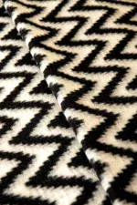 Yün Dekoratif Yatak Takımı - Mengen Desen - %100 Yün - Tüm Ebatlar - Ücretsiz Kargo - Görsel 4