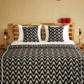 Yün Dekoratif Yatak Takımı - Mengen Desen - %100 Yün - Tüm Ebatlar - Ücretsiz Kargo