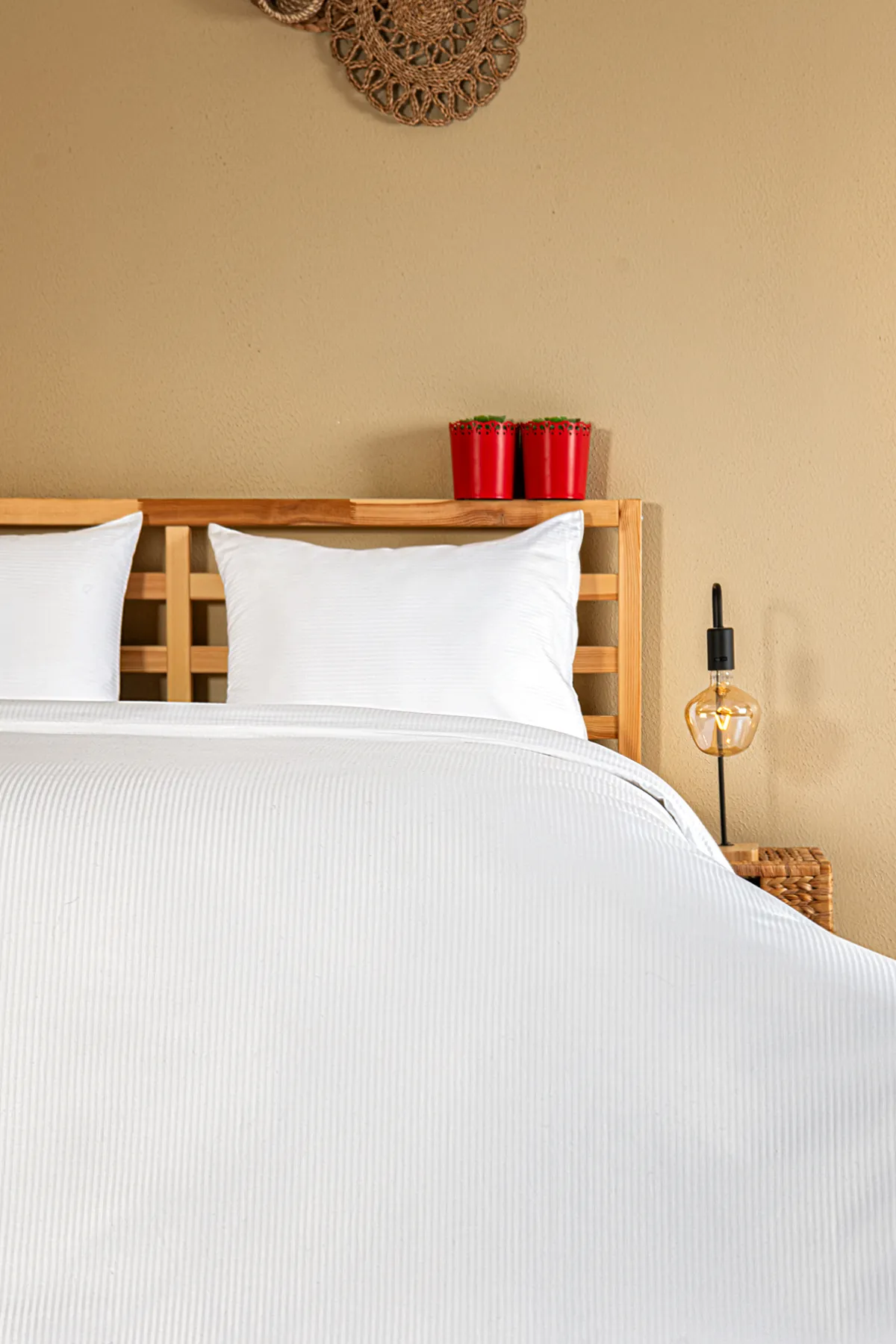 Nevresim, 120 Tel Çizgili Saten - Tüm Ebatlar - Görsel 5