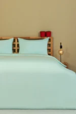 Nevresim Takımı, Sakura Saten - %100 Pamuk - Tüm Ölçüler - Görsel 5