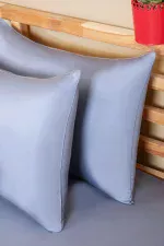 Yastık Kılıfı, Sakura Saten - %100 Pamuk - Tüm Ölçüler - Görsel 3