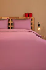 Nevresim Takımı, Sakura Saten - %100 Pamuk - Tüm Ölçüler - Görsel 7