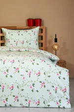 Nevresim Takımı, Sakura Çiçek Yolu  - %100 Pamuk - Tüm Ölçüler - Görsel 5